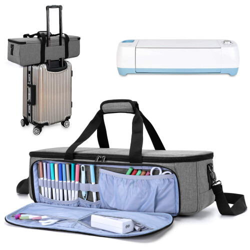 Borsa LUXJA per Macchine da Taglio Cricut e Materiali, Borsa Tote per Cricut Explore Air (Air2) e Maker