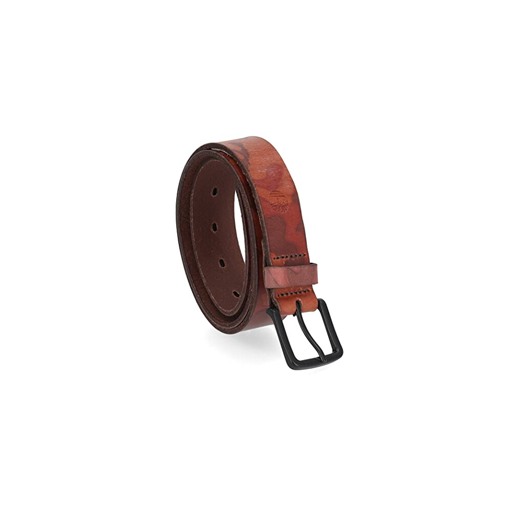 Timberland Womens casual Leather Belt for Jeans  Brown  Medium (30-34)