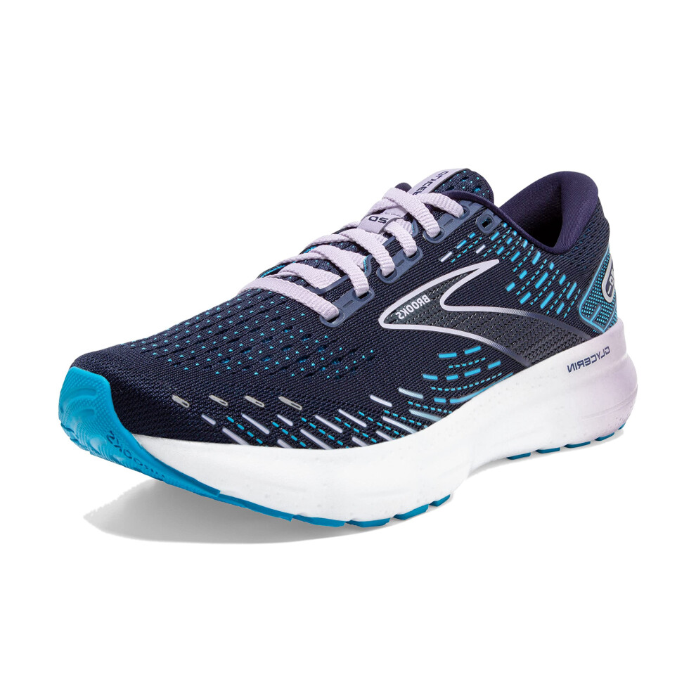 Brooks Women's Glycerin 20 Neutral Running Shoe - Peacoat/Ocean/Pastel