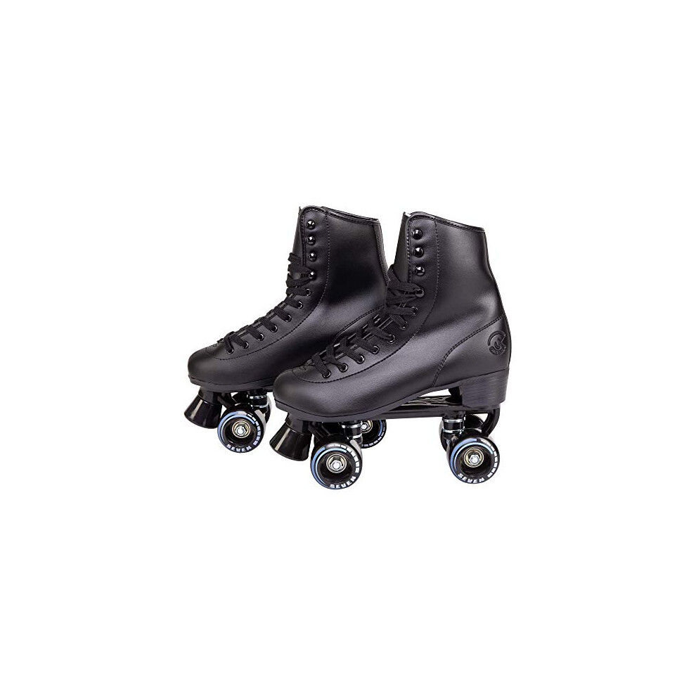 C SEVEN C7skates Quad Roller Skates | Retro Design (Black  Women's 11