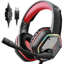EKSA E1000 gaming Headset computer Headphones with Noise canceling Mi