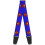 DC Comics Guitar Strap  Superman Shield Blue  2 Inches Wide 1