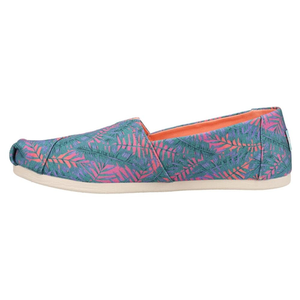 TOMS Womens Alpargata Loafer Flat  Sunset Multi  7