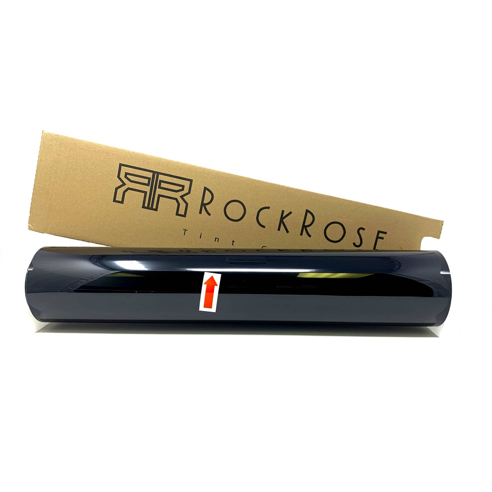 Rockrose 35 Vlt Car Tint 24 By 10Ft 2Ply Premium Carbon Professional T 810088070365