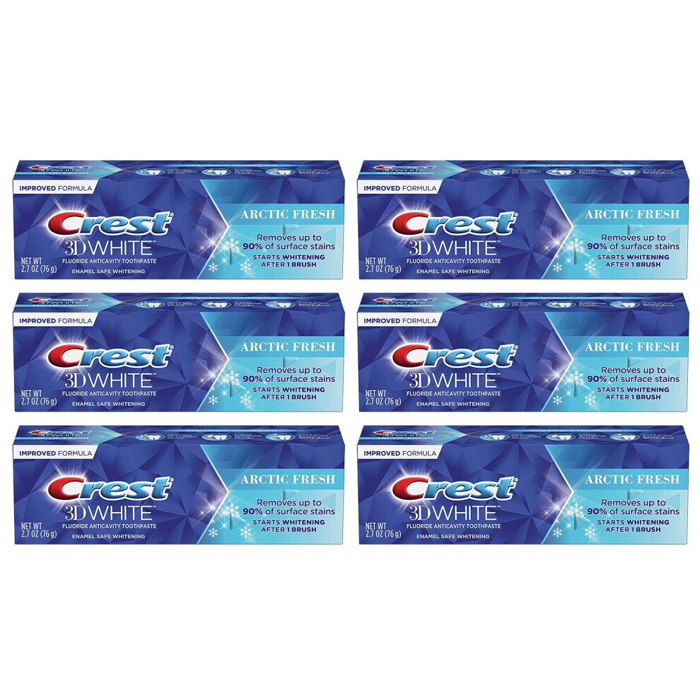 crest 3D White Arctic Fresh Teeth Whitening Toothpaste  27 oz (Pack of