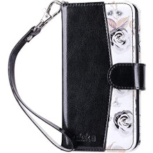 ULAK compatible with iPhone 8 PlusiPhone 7 Plus Flip Wallet case for W