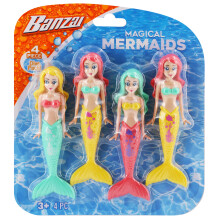 BANZAI Dive Mermaids 4 stk Farver kan variere