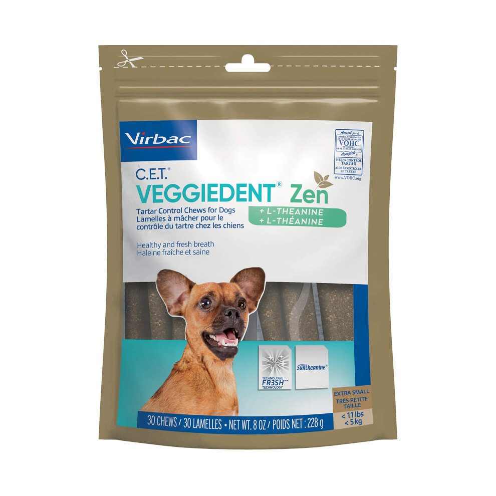 cET VEggIEDENT Zen Tartar control chews for Dogs - Extra Small