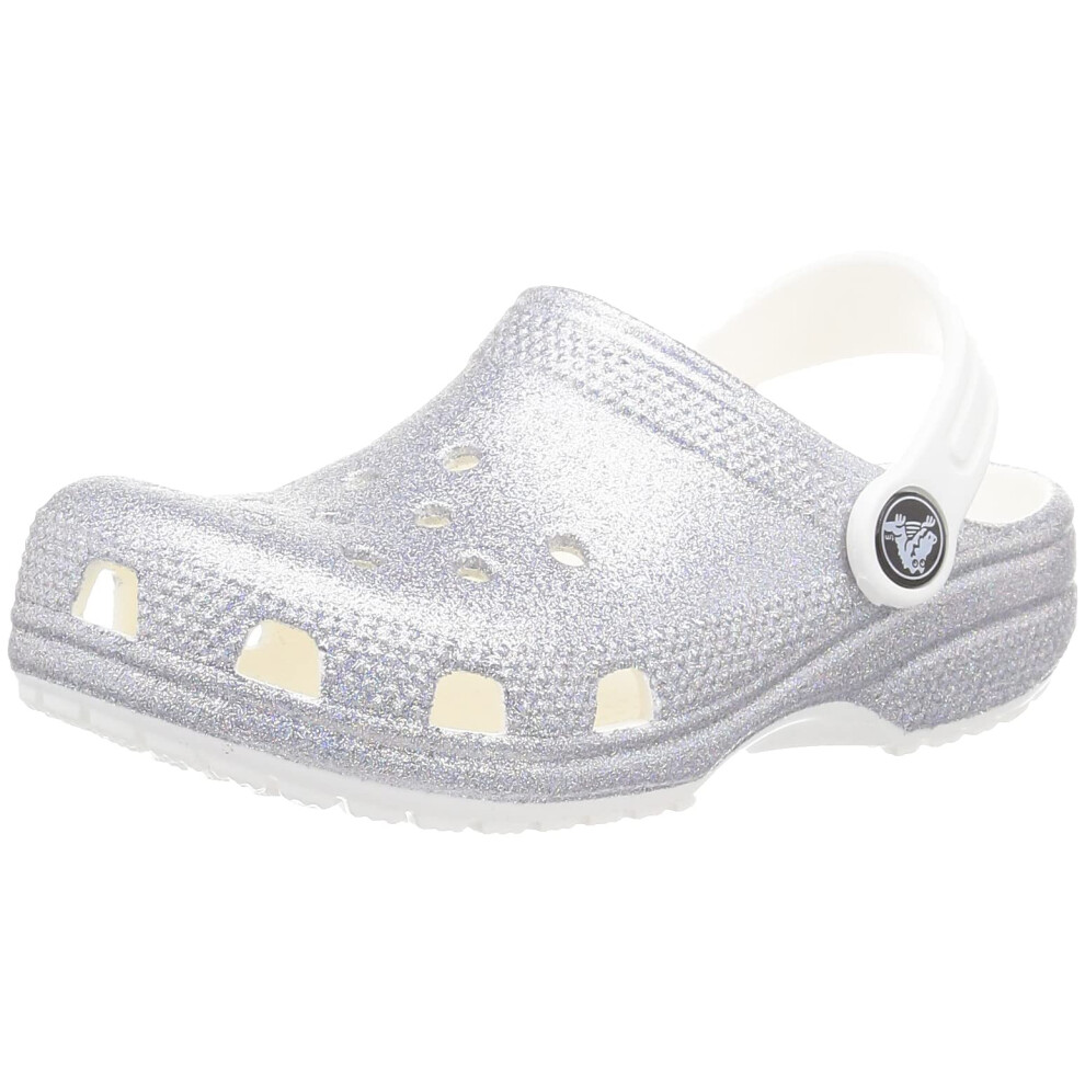 crocs Unisex-child classic glitter clogs  Sparkly Shoes for Kids  Mult