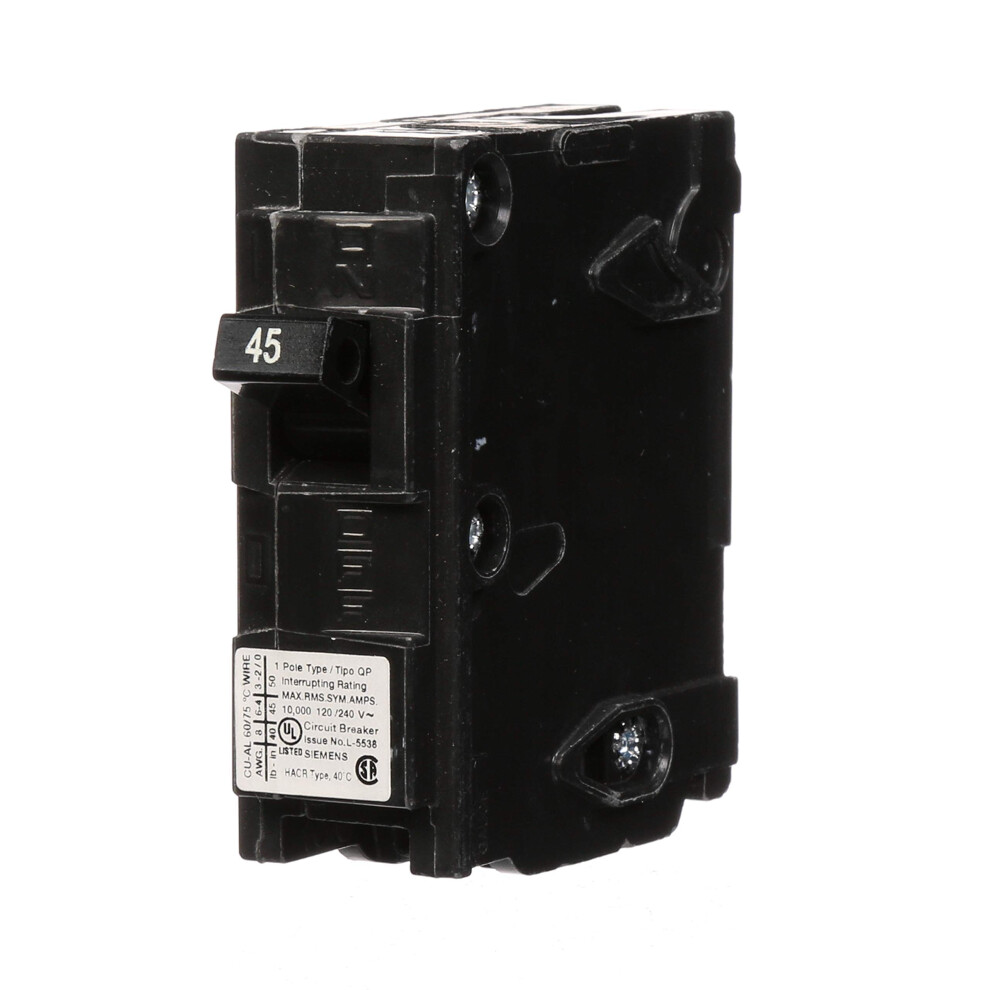 Siemens Q145 45-Amp 1 Pole 120-Volt 10-Kaic circuit Breaker