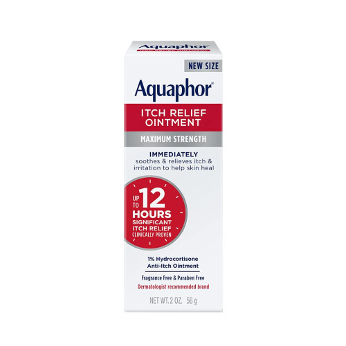 Aquaphor Aquaphor Itch Relief Ointment  Maximum Strength 1 Hydrocortisone  Reli