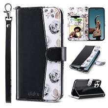 ULAK compatible with iPhone 14 Pro Max Wallet case for Women with cred