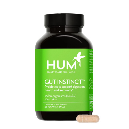 HUM Nutrition, Instinct Intestinal, 30 Capsules Végétaliennes