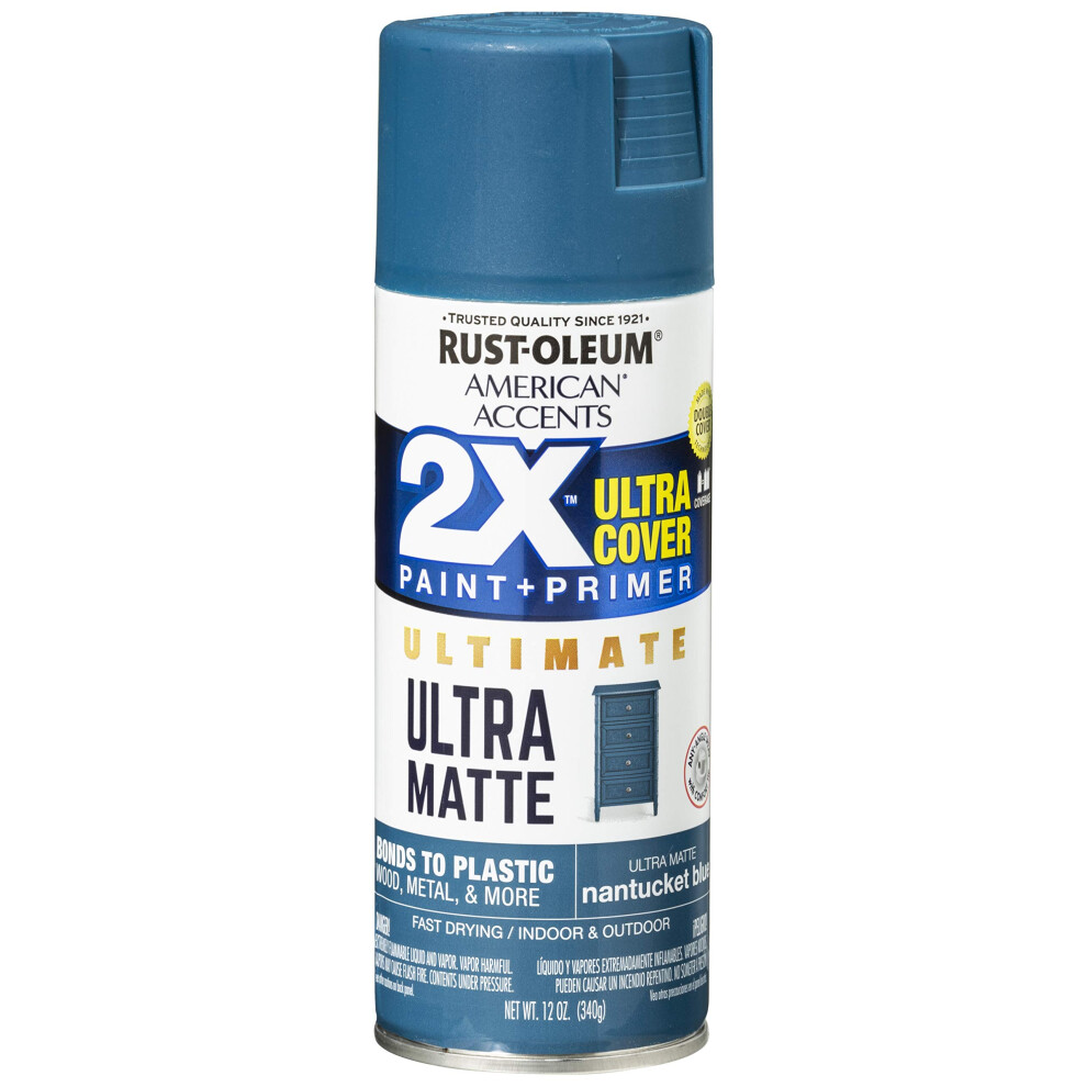 Rust-Oleum 328400 American Accents Spray Paint  12 oz  Ultra Matte Nan