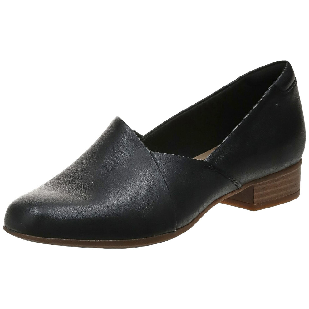 Mocassins Juliet Palm pour femme en cuir noir Clarks, pointure 10 US