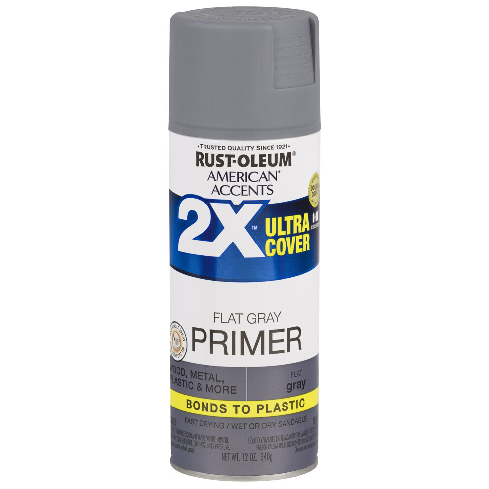 Rust-Oleum 327912 American Accents Spray Paint  12 Ounce  gray Primer