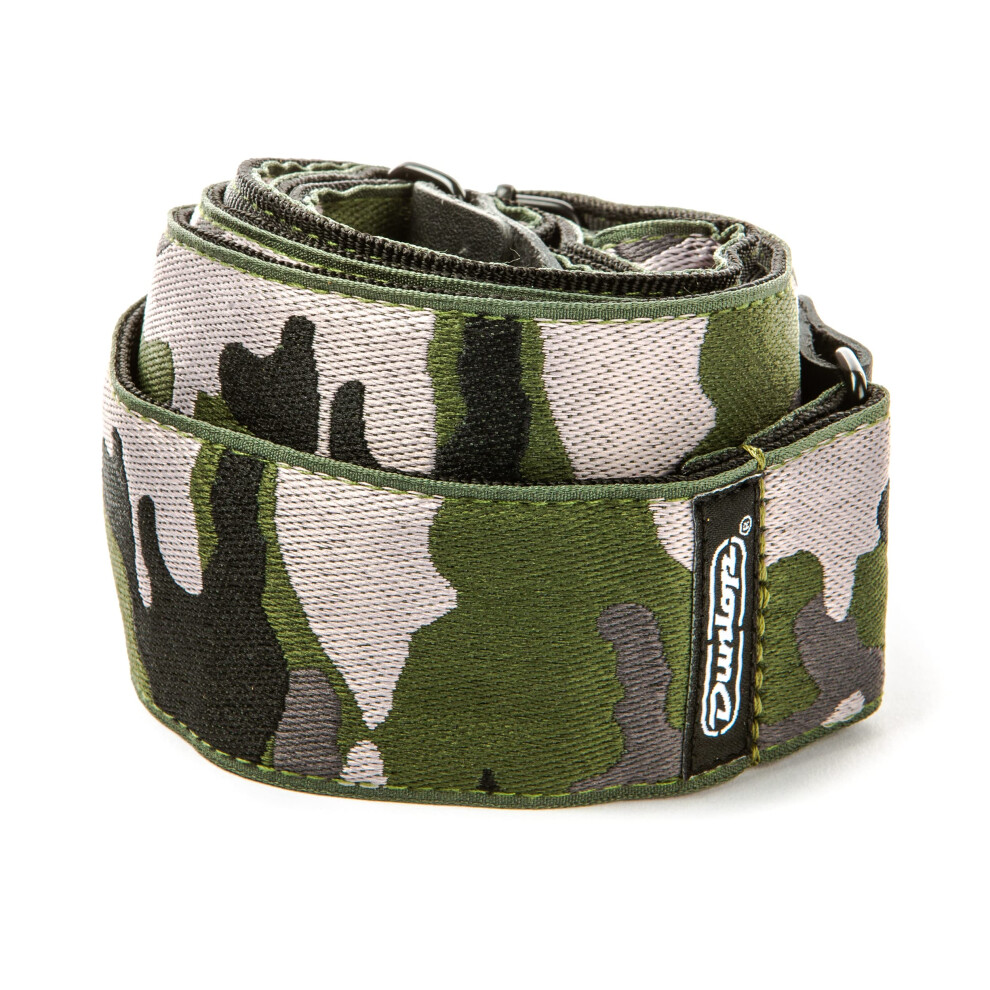 Jim Dunlop Jacquard Ranger Green Guitar Strap (D6716)