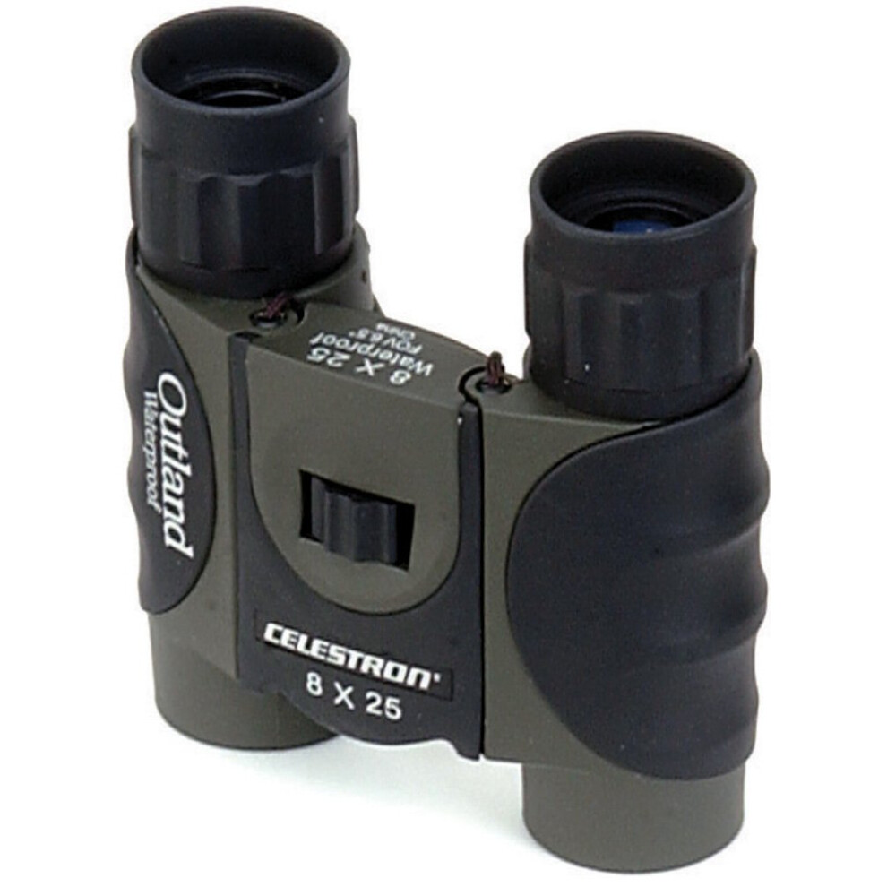 Celestron Outland 8X25 Compact Waterproof Binoculars with Rubber Coati