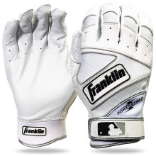Franklin Sports MLB Powerstrap Schlaghandschuhe, Pearl/Weiß - Erwachsen Größe L
