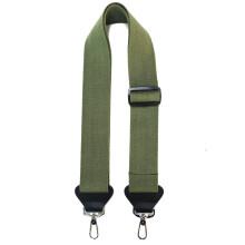 MoonEmbassy Banjo-Gurt mit Lederenden und Metallklammern, 5,1 cm breit, verstellbar (grn)