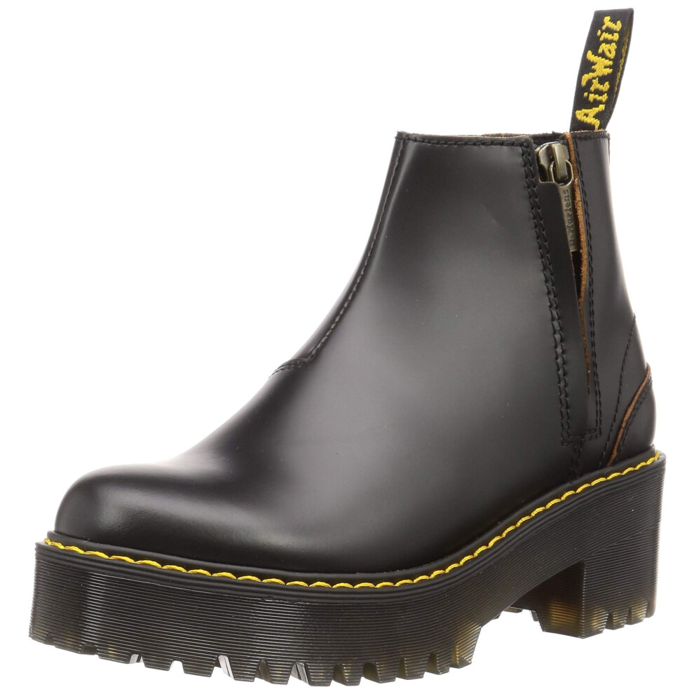 Dr Martens Womens Rometty II chelsea Boot  Black Vintage Smooth  11