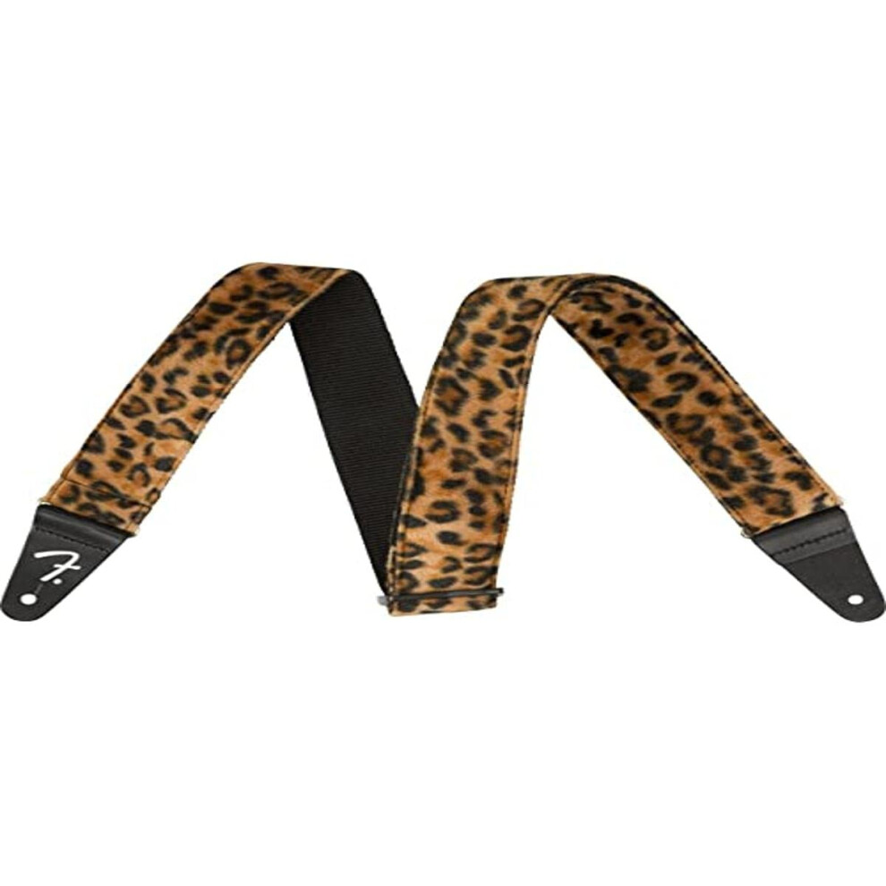 Fender Wild Animal Print Guitar Strap  2in  Leopard