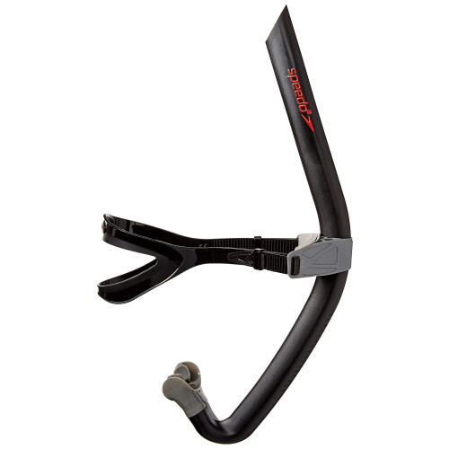 Speedo Speedo Unisex-Adult Σνορκελ Προπόνησης Bullet Head Charcoal, Ένα Μέγεθος