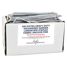 Pinnacle Mercantile 200 Pezzi Picchetti da Giardino Zincati 6 Pollici Extra Resistenti USA