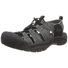 KEEN mens Newport H2 Sandal BlackSteel grey 14