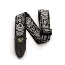 Ernie Ball Jacquard Gitarrengurt Silber Orleans (P04150)