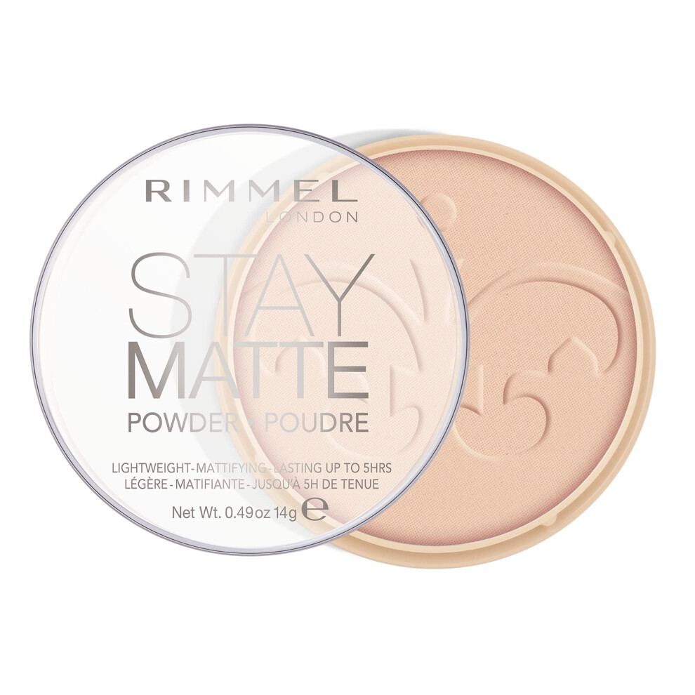 Rimmel London Stay Matte Long Lasting Pressed Powder - 003 Peach glow