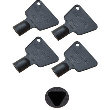 gas Meter Box Key 4 Pack] - Triangle Key - Electric Box Key - Utility