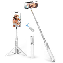 ATUMTEK Selfie Stick Tripod Extendable 3 in 1 Aluminum Selfie Stick w