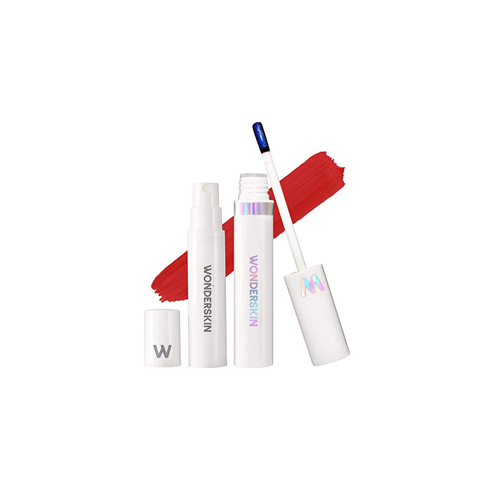 Wonderskin Wonder Blading Peel And Reveal Lip Stain Kit Red Lip Stain