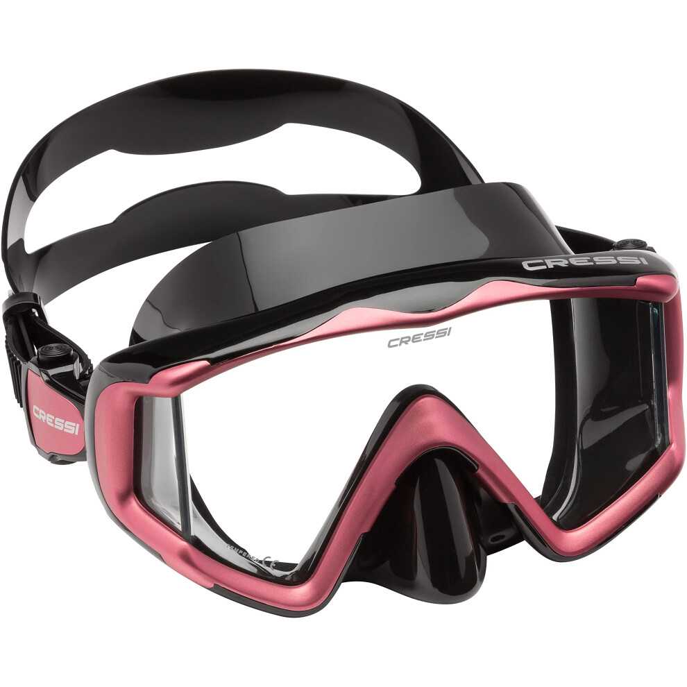 cressi Liberty Triside Spe Diving Mask  BlackBlackPink