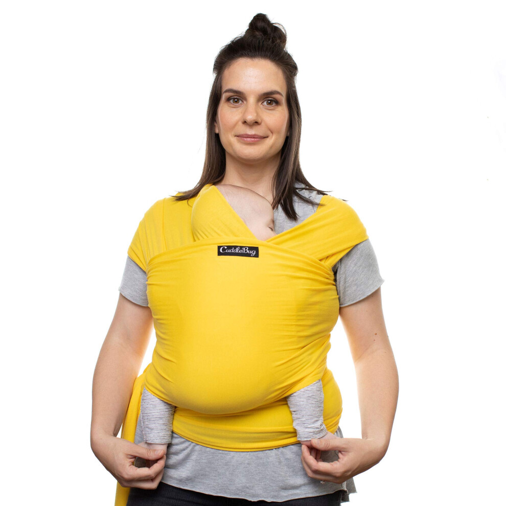 Baby Wrap Sling + Carrier - Newborns & Toddlers Up To 36 Lbs Cuddlebug