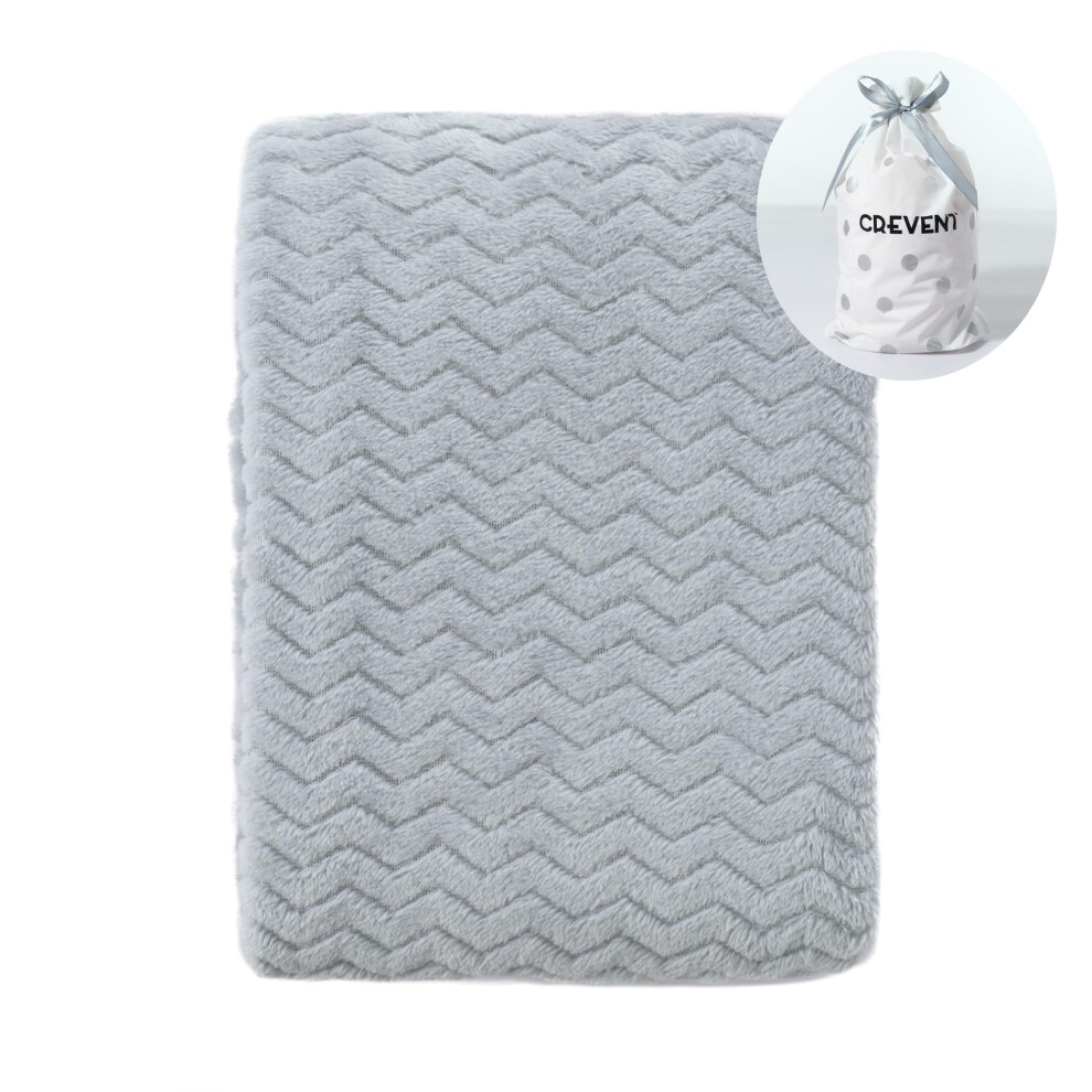 30X40 Soft Cozy Warm Baby Blankets For Boys Girls Solid Color Crevent