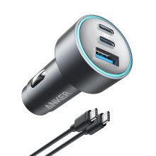 Anker USB-C Car Charger 67W 3-Port Compact Fast Charger 535 Car Adap