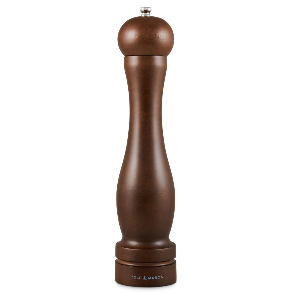 Cole & Mason Precision Grind Forest Capstan Pepper Mill  Stained Beech