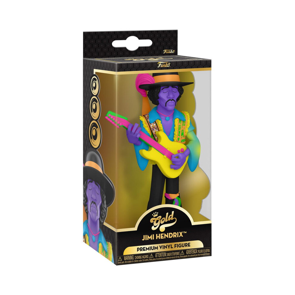 Funko Gold Vinyl: Jimmy Hendrix  5 Inch Premium Vinyl Figure