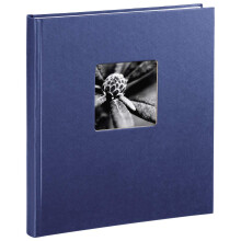 Álbum de fotos - Arte Fine - 29x32 cm - 50 páginas - Cor azul - Misto