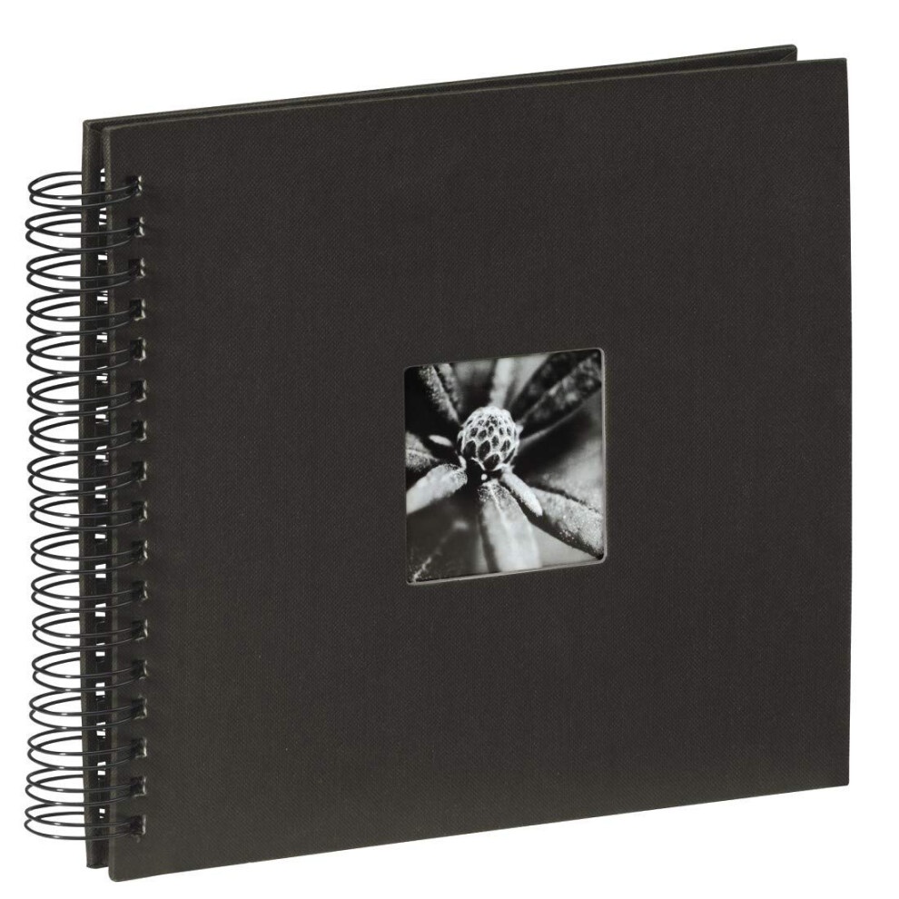 Hama Fine Art Photo Album  50 Black Pages (25 Sheets)  Spiral Album 28