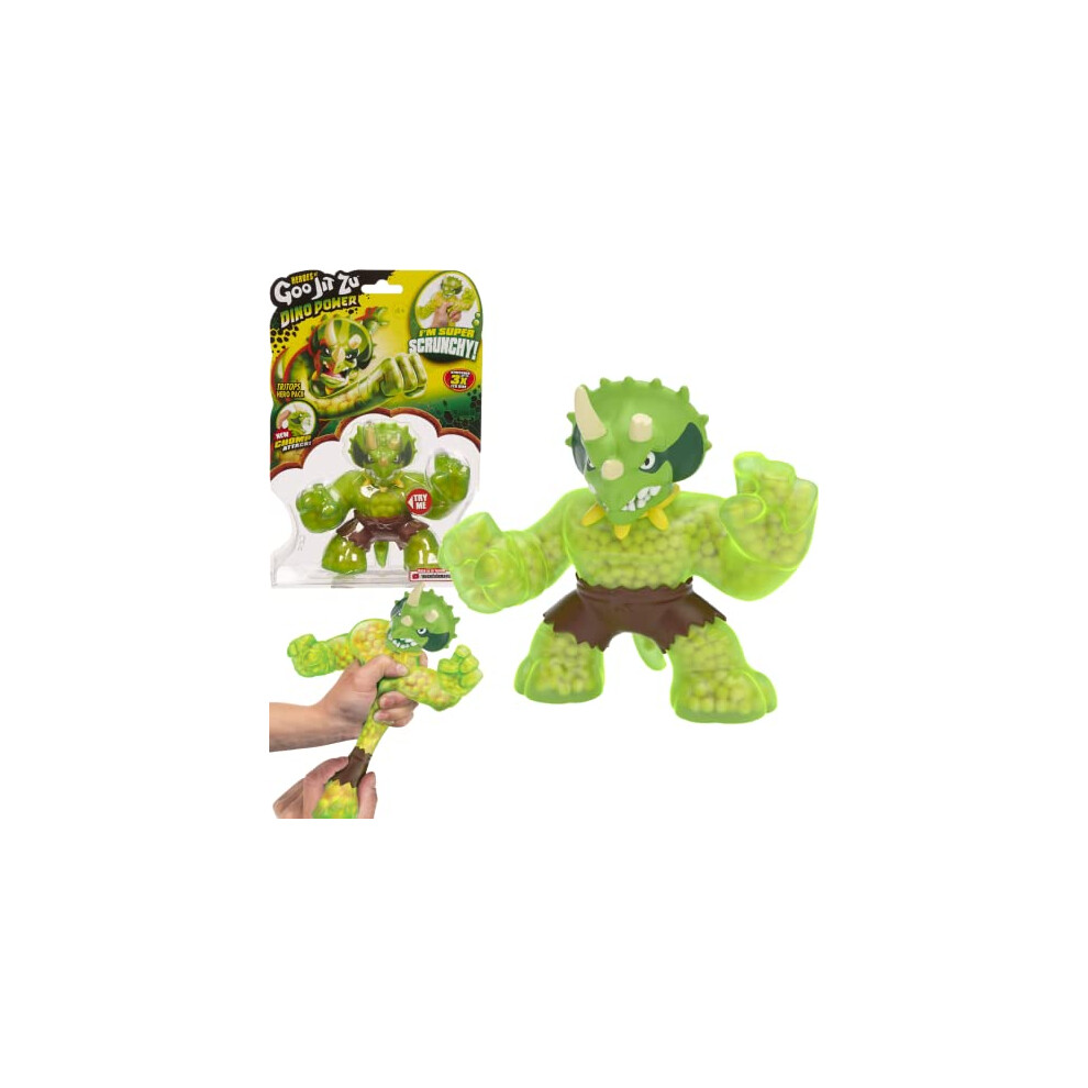 Heroes of Goo Jit Zu Dino Power Hero Pack - Tritops The Tricerotops  M