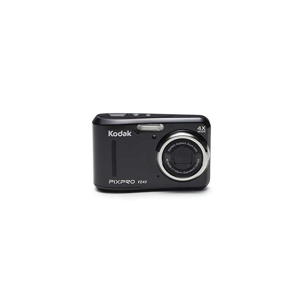 Kodak PIXPRO Friendly Zoom FZ43-BK 16MP Digital Camera with 4X Optical