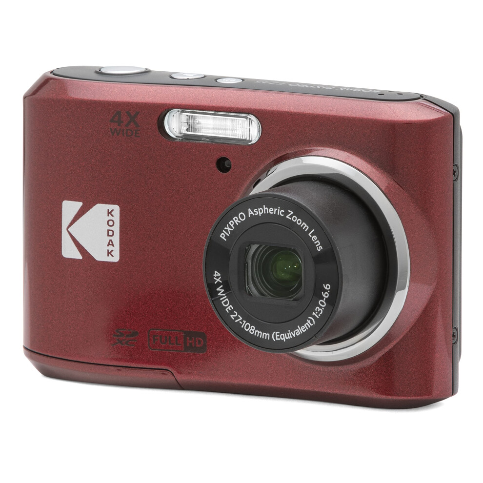 KODAK PIXPRO FZ45-RD 16MP Digital Camera 4X Optical Zoom 27mm Wide Ang