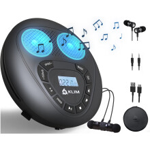 KLIM Speaker + Portable CD Player with Speakers + New 2023 + Walkman +