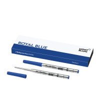 Montblanc Ballpoint Pen Refills (M) Royal Blue 124493 - Refill Cartrid