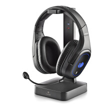 Cuffie da Gioco Senza Fili - NGS - GHX-600 - Suono 7.1 - Tecnologia 2,4 GHz - Luci LED - Nero