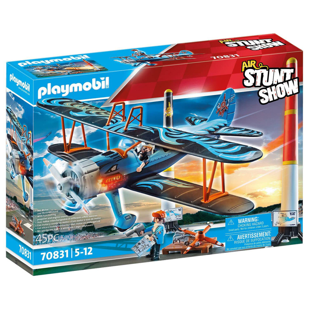 Playmobil Air Stunt Show Phoenix Biplane