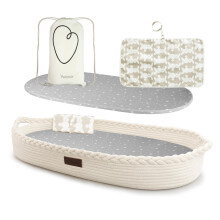 Yunioo Deluxe Baby Changing Basket with Extra Travel Diaper pad Foam